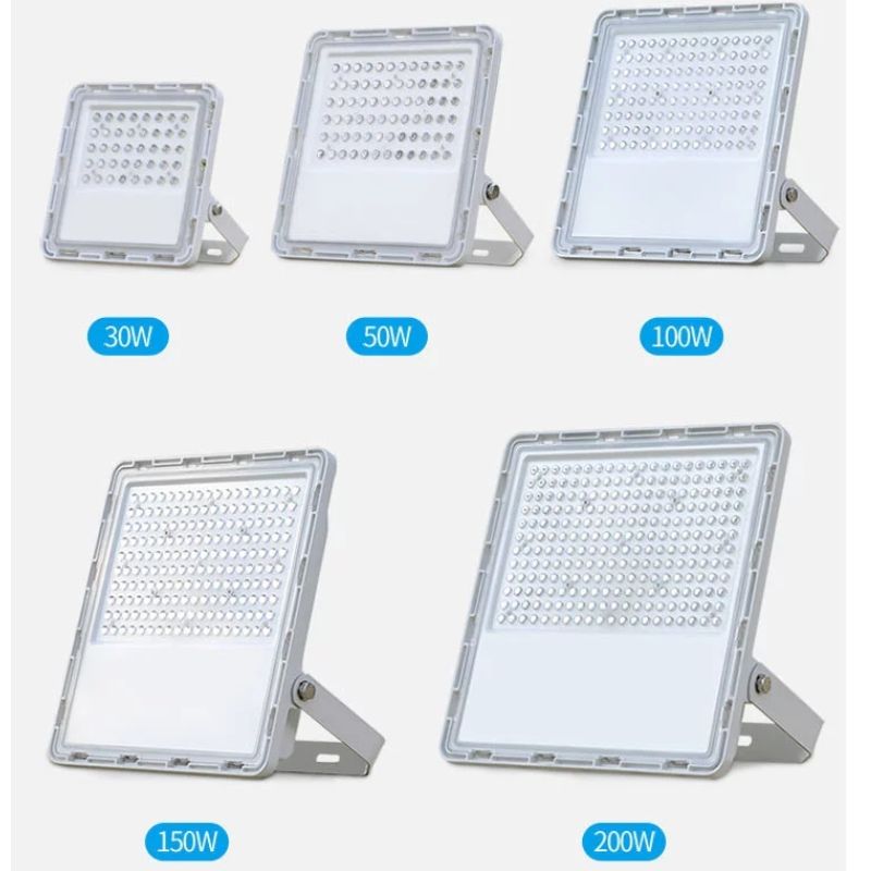 Alta transmitancia ip67 impermeable al aire libre 30 50100150200 vatios led luz de inundación